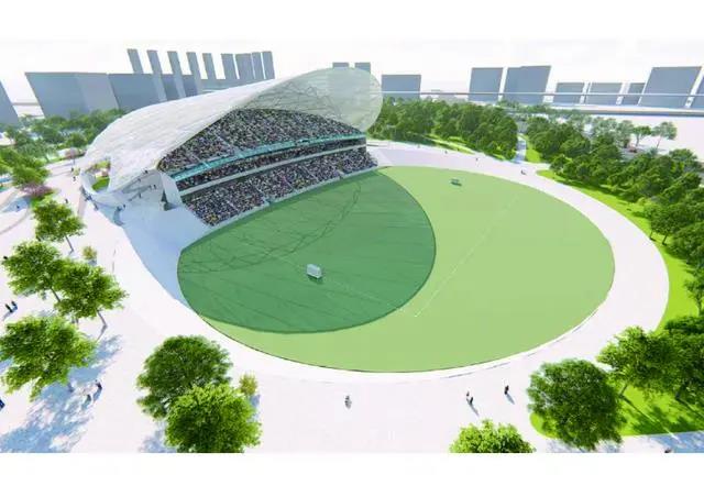 拱墅区运河亚运公园体育场(曲棍球)为亚运会曲棍球项目比赛场地,位于